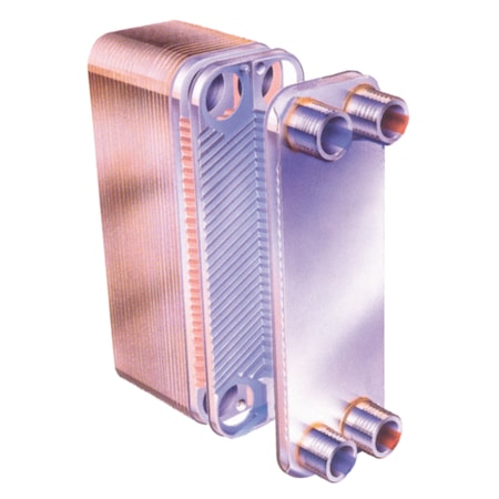 Aic Alliance AIC Alliance LB31-20XJ L-Line Single Wall Brazed Plate Heat Exchanger - 75,000 BTU/Hr, 1" MPT LB31-20XJ